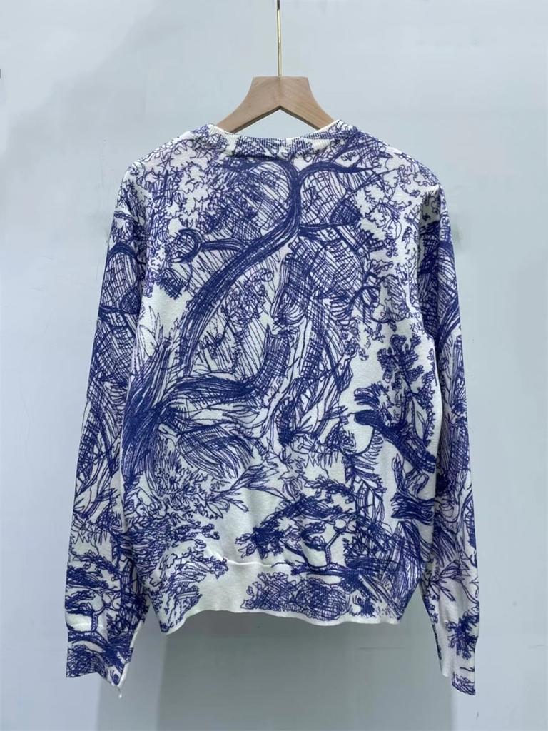 Осень-зима, женский повседневный стиль, пуловер с животным принтом, свитер, классические вязаные топы с круглым вырезом C-069