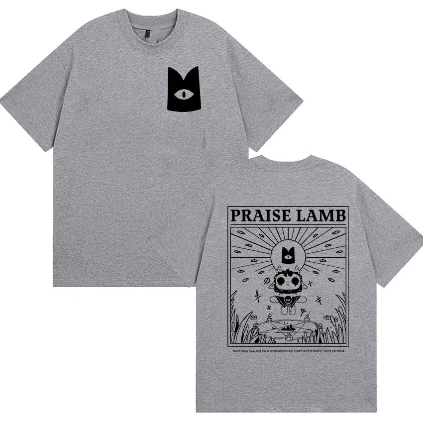 2026 Hot Game Cult of The Lamb Funny Graphic T Shirts Unisex Women Summer Fashion Tshirt Retro High Quality Cotton Tee Shirts