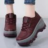 Женская модная обувь на платформе, увеличивающая рост, 2025 - Универсальная, удобная, дышащая, стильная, с мягкой подошвой для весны и осени