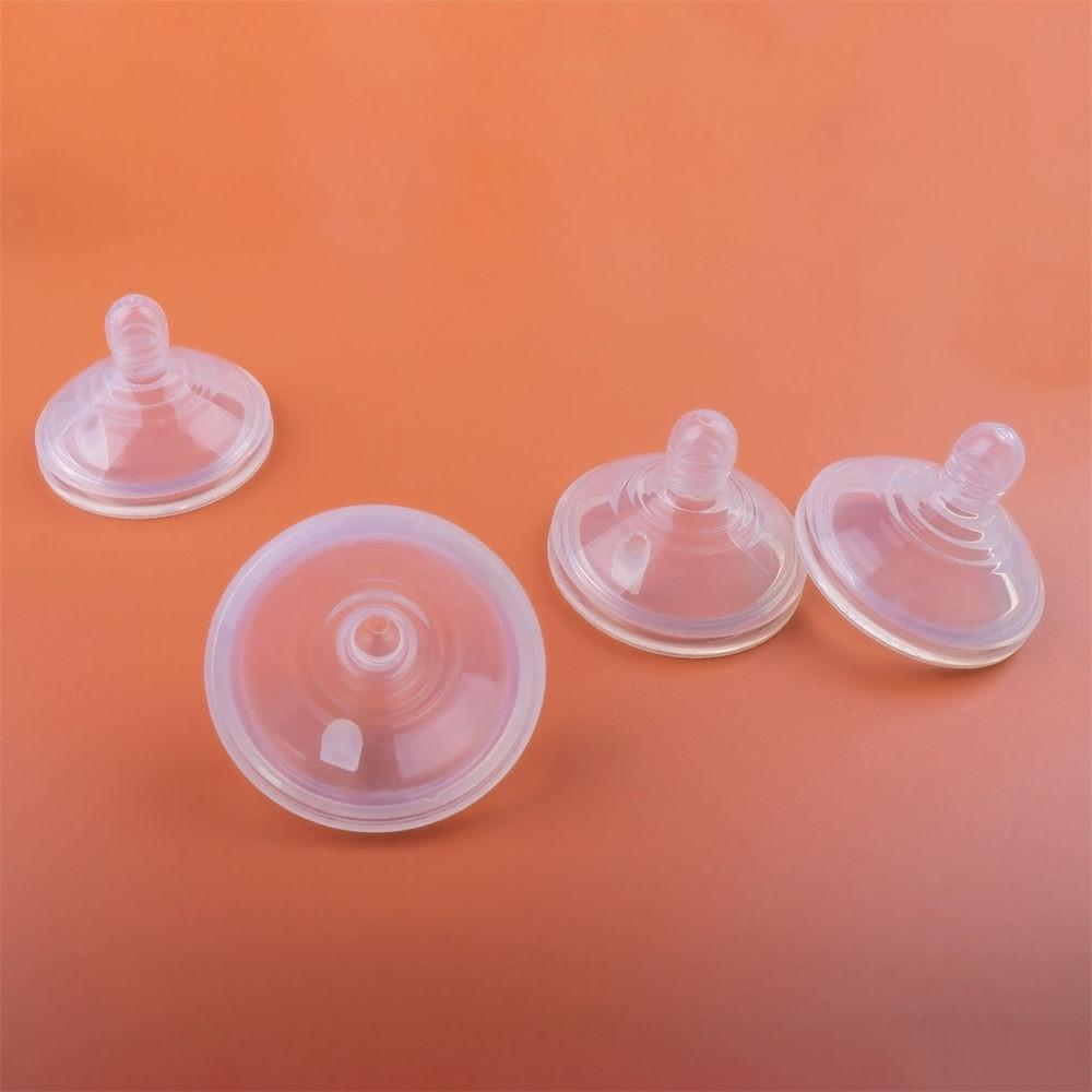 Bpa Free Wide Mouth Nipple For Medium Clear Silicone