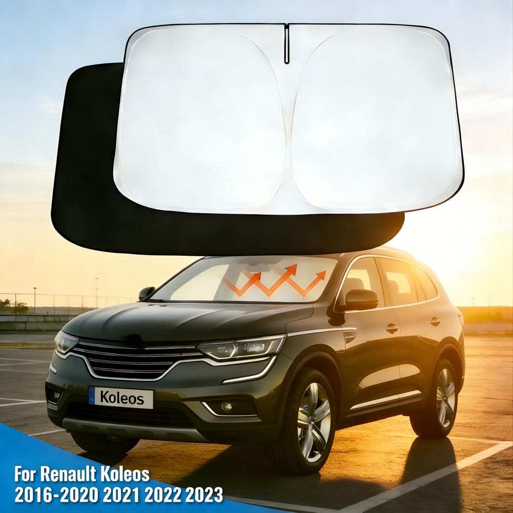 Для Renault Koleos 2016- 2025 Козырек от солнца на лобовое стекло Защитный козырек Складной Блокирует УФ-лучи Сохраняет