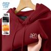 JEANSWEST LIFE Men's Fleece-Lined Hooded Sweatshirt