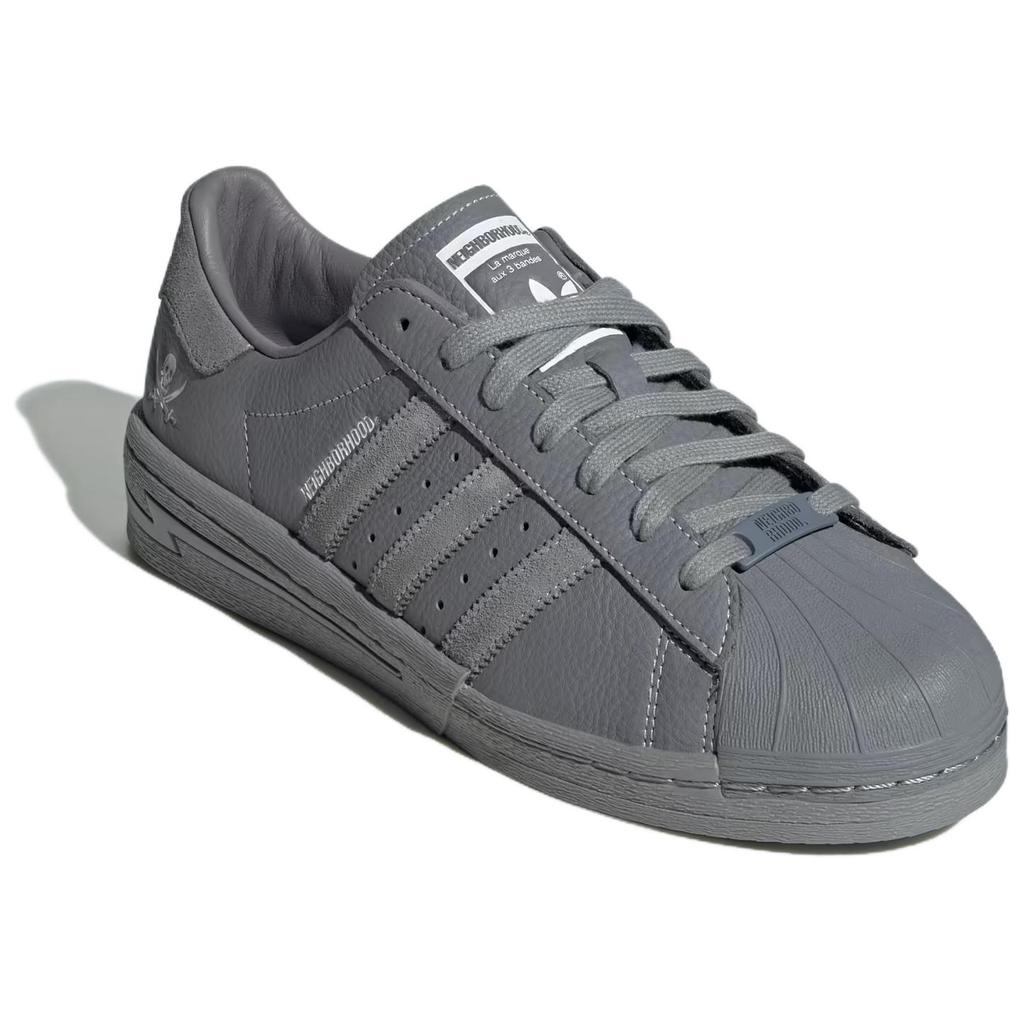 Neighborhood X Adidas Superstar Cement Grey Unisex Sneakers Cloud-White IE6115