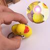Electric Shocking Duck Keychain Novelty Prank Gadget Toy Small Electric Touch Keychain
