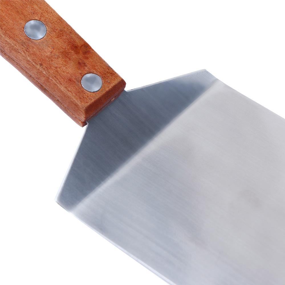 Деревянная ручка для жареных блинов, выпечка, кухонные принадлежности, лопатка для приготовления пищи, лопатка для барбекю, лопатка для рыбы