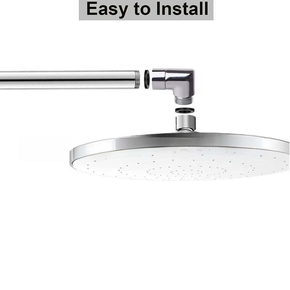 Адаптер для душевого шланга, угловой адаптер для душевой лейки на 90 градусов