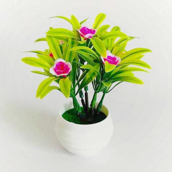 Красивый имитированный бонсай безопасный пластиковый декор сада отеля