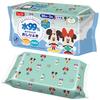 Салфетки LEC Disney pure water baby soft 80 шт. x 3 шт., слабое, сделано в Японии, 99%, (Микки и друзья), без добавок, кислотный,