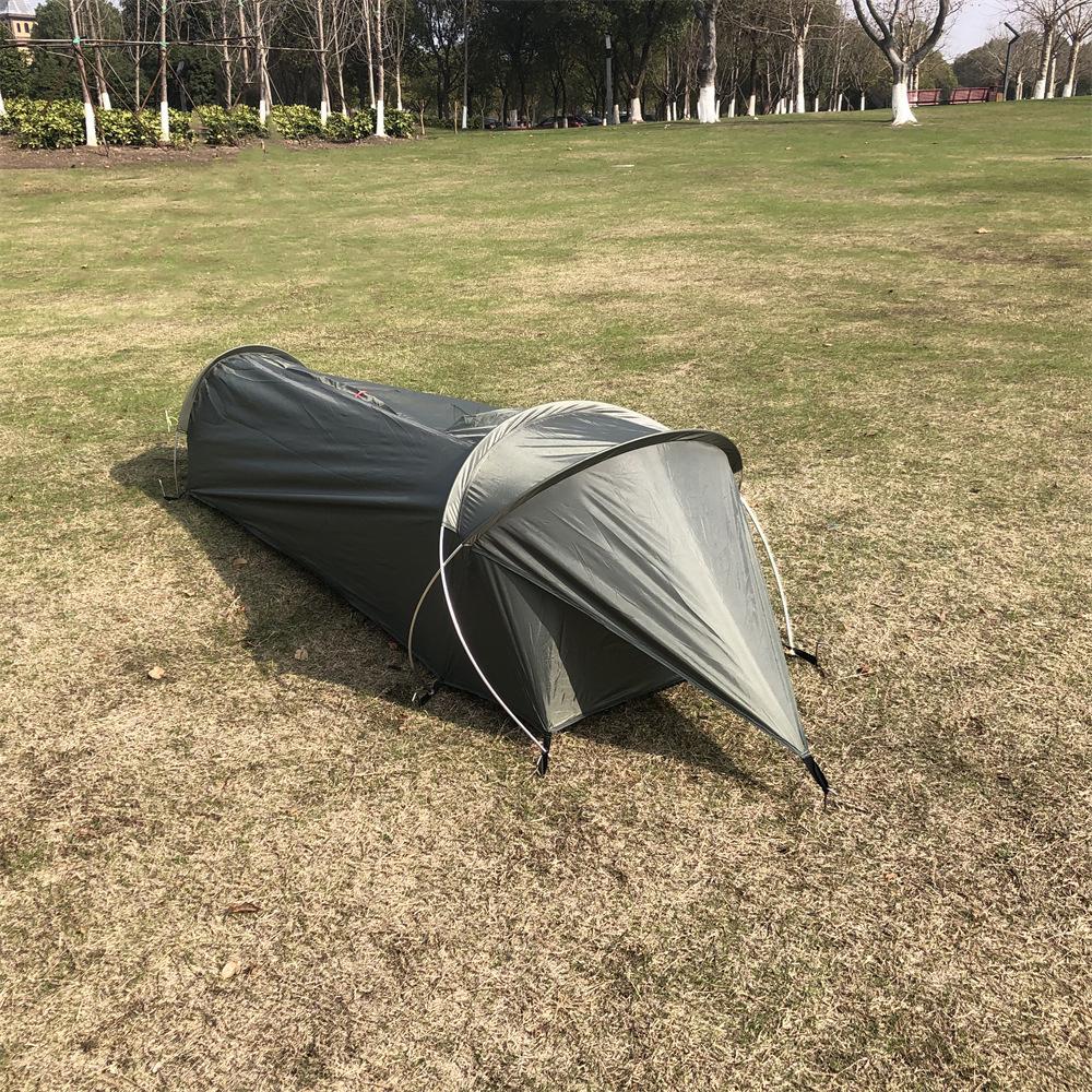 Сверхлегкая одноместная палатка, водонепроницаемая палатка для кемпинга, походов, рыбалки на открытом воздухе