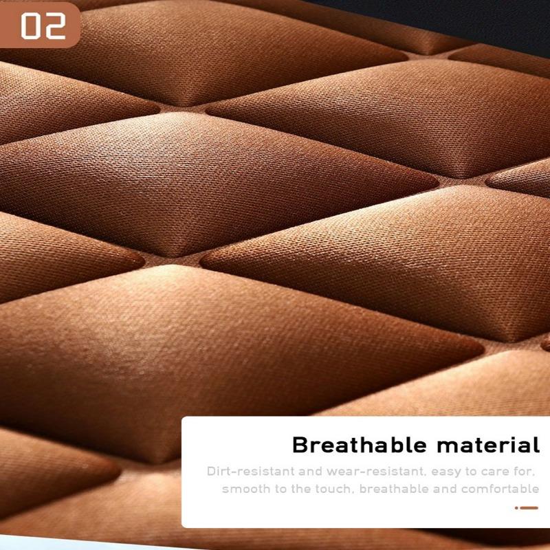 Winter Car Heating Cushion Car Electric Heating Plush Seat Cushion 12V Universal Heating Warm