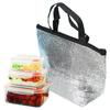 1pcs Aluminum Foil Insulated Cooler Bag Reusable Thermal Bag for Food Storage No Electricity Required Lunch Box Insulated