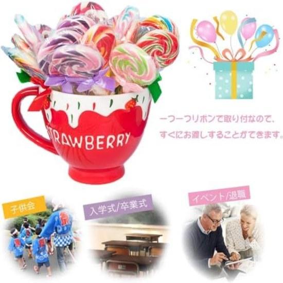 Lollipop ballpoint pen 8-piece set cute swirl candy writing instruments oil-based stationery fun giveaway gift girls presents prizes childrens
