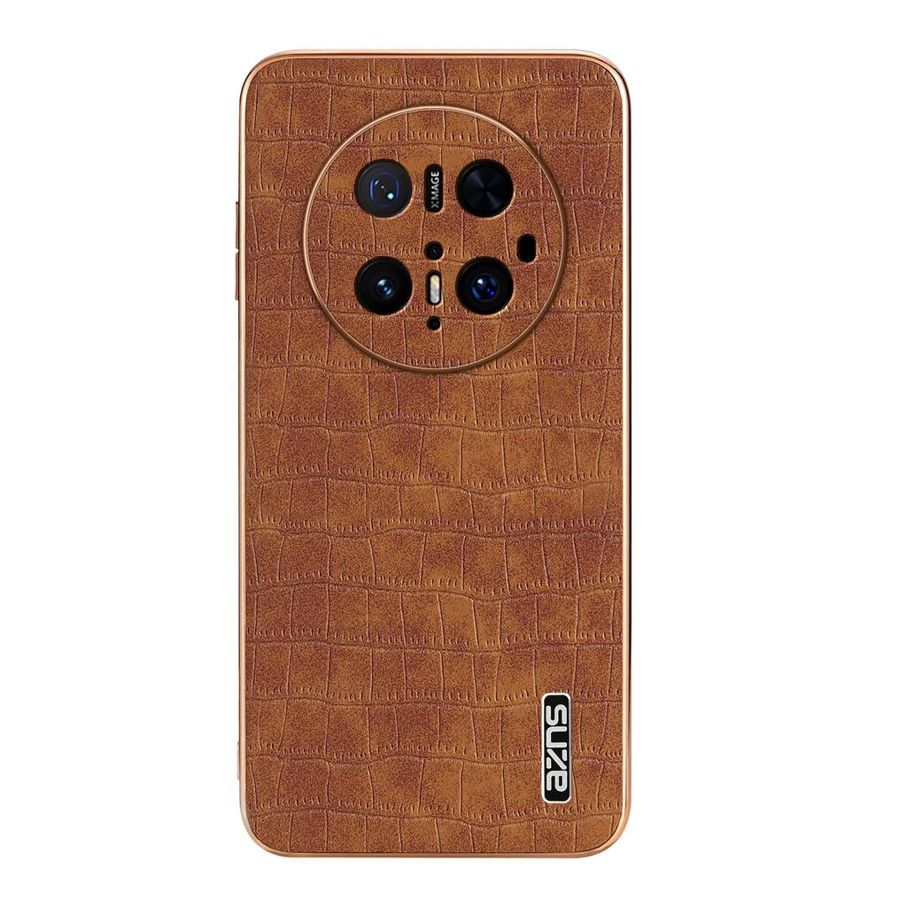 AZNS For Huawei Mate 70 Pro/70 Pro+ Case Electroplating Crocodile Texture PU+TPU Phone Cover