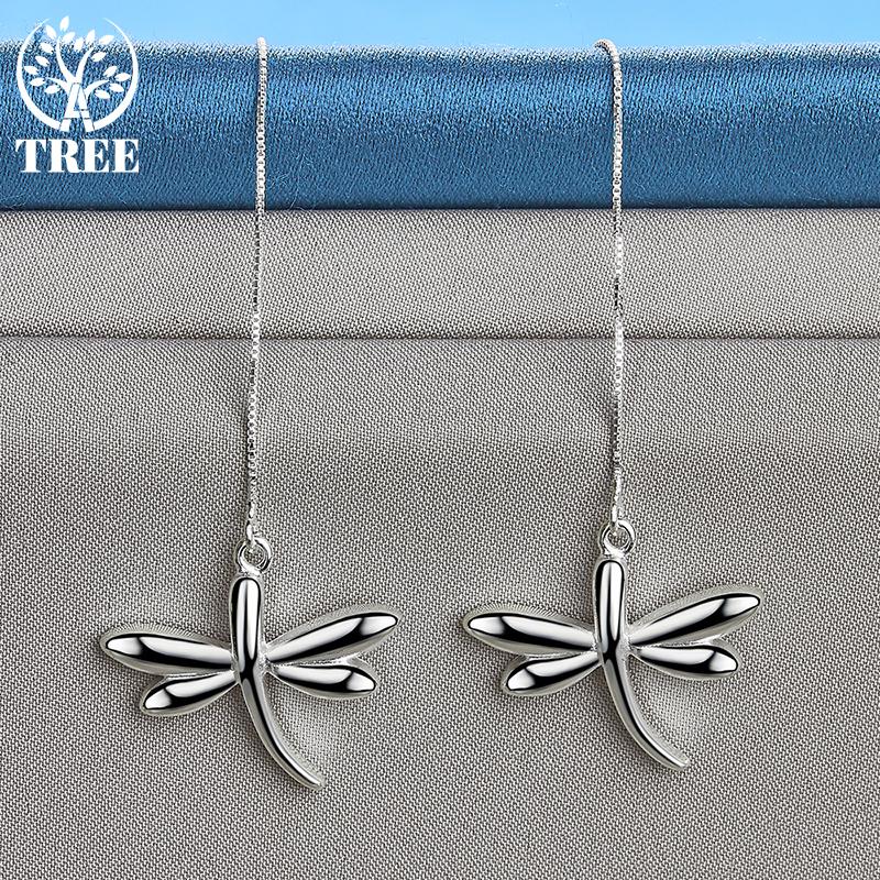 Ювелирные изделия из серебра 925 пробы со стрекозой Earline