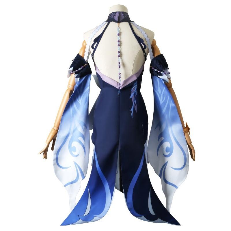 Ningguang Latern Rite Cosplay Costume New Skin Ning Guang New Outfit Include Dress Wig for Cosplay Comic Con