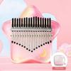 Transparent Kalimba Mini Fingers Piano 17/21 Keys Keyboard Instruments Gift Thumbs Piano Leisure and Entertainment