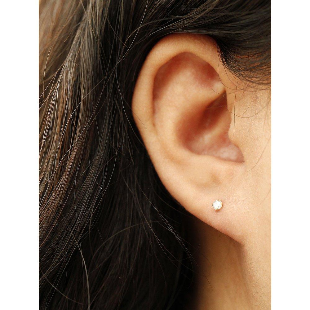 14K Cubic Piercing Earrings