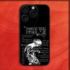 Исаия Иисус Библейский Стих Крест Чехол для Телефона Для iPhone 16,15,14,13,12,11,Pro,XS,Max,XR,Plus,E,Mini Черный Ударопрочный Чехол