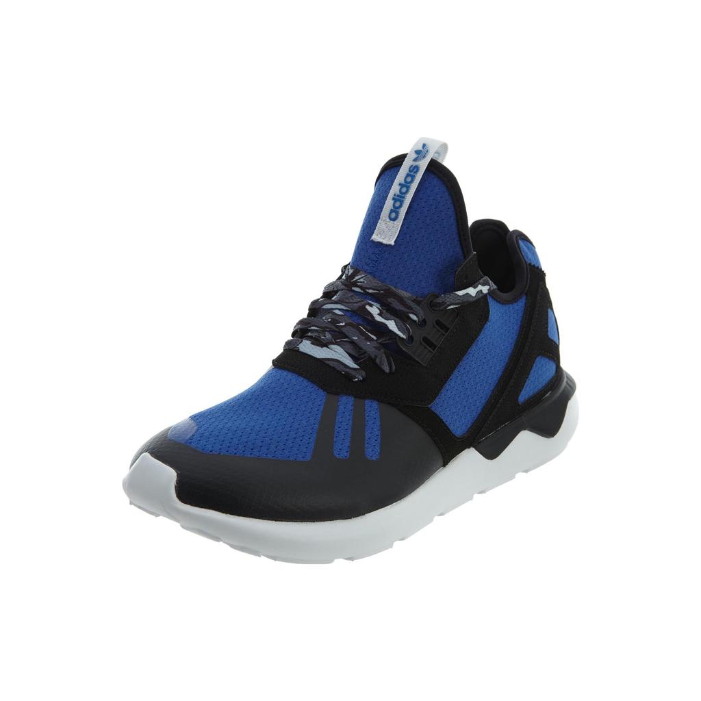 Adidas Мужские кроссовки Tubular Runner Белые Черные-Оранжевые B25953