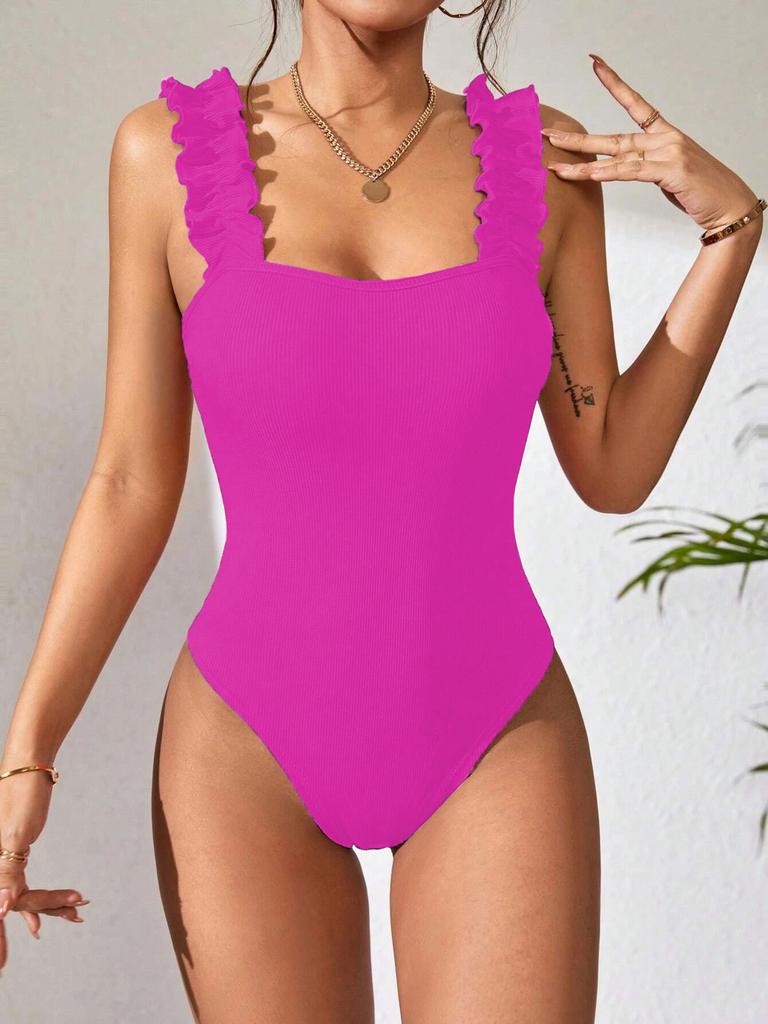 Women's Knitted Camisole Undershirt Tops Solid Color Sexy Inner Take Outside Sleeveless Jumpsuit Basic T-shirts Tank Top