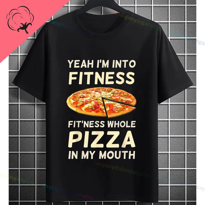 Funny Unisexs Pretend Im A Pizza Graphic Tshirt Fashion Casual Oneck Shortsleev Pure Cotton Humorous Tee Allseason Wear