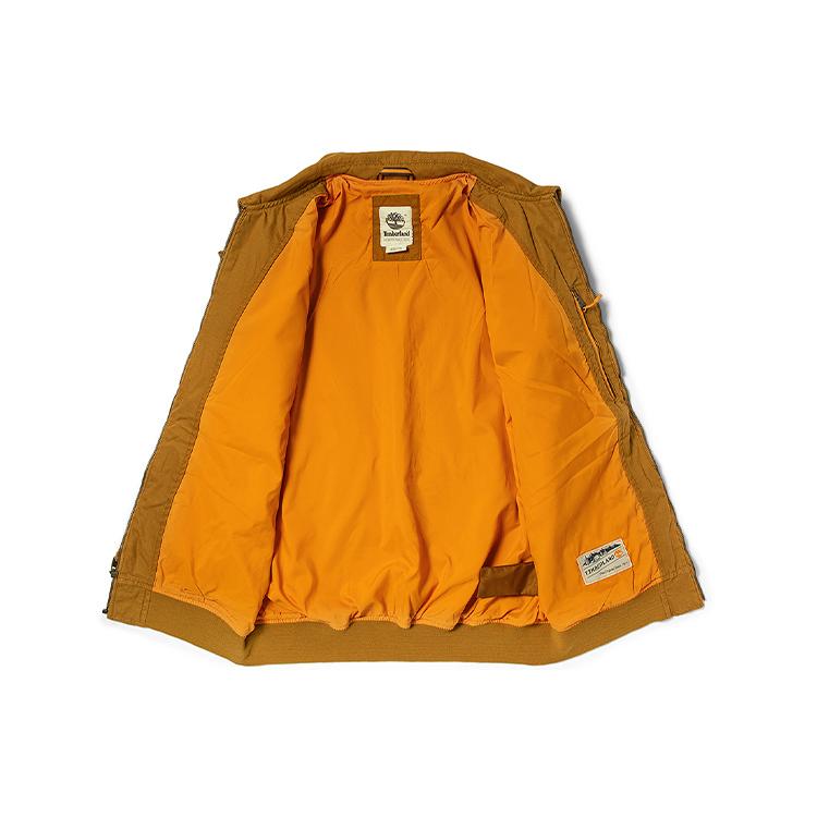 Timberland Куртки Мужские Пшеничный Лацкан Умеренный Рабочая одежда A22SW-P47