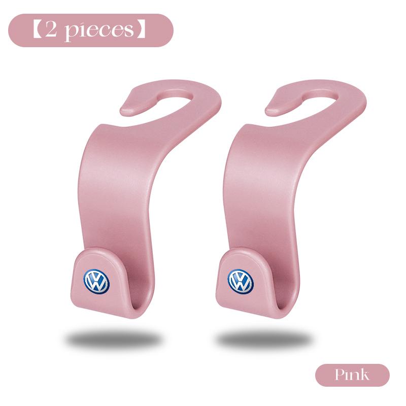 XMZSA1 Car Seat Headrest Hook For Volkswagen VW Scirocco Jetta Beetle Golf 4 5 6 mk8 Passat Polo B5 Tiguan Backrest Hanger Storage Hook