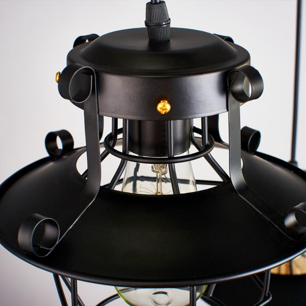 Loft Vintage Pendant Light Nordic Retro Iron Lights Industrial Hanging Lamp Lighting Fixture For Cafe Bar Home Decor Lampshade