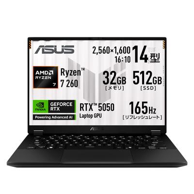 Asus Игровой ноутбук TUF Gaming A14 FA401UH с RTX AMD Ryzen 7 260 32 ГБ 512 ГБ 165 Гц Частота обновления Подсветка Windows Аккумулятор Copilot Видео Модель Jaeger