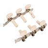 2Pcs Guitar Tuning Pegs String Machine Heads Tuner Keys for Classical Guitars Round White
