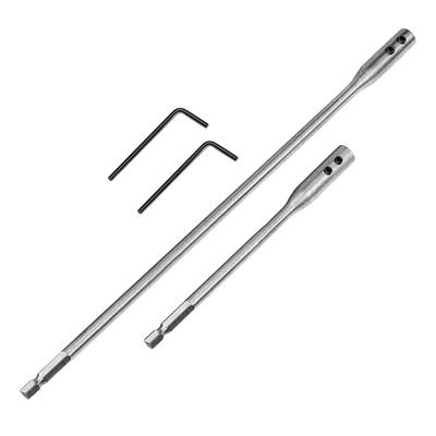 2 шт. Удлинители для сверл 1/4'' шестигранный хвостовик Инструментальная сталь 6 дюймов и 12 дюймов для сверления в труднодоступных местах