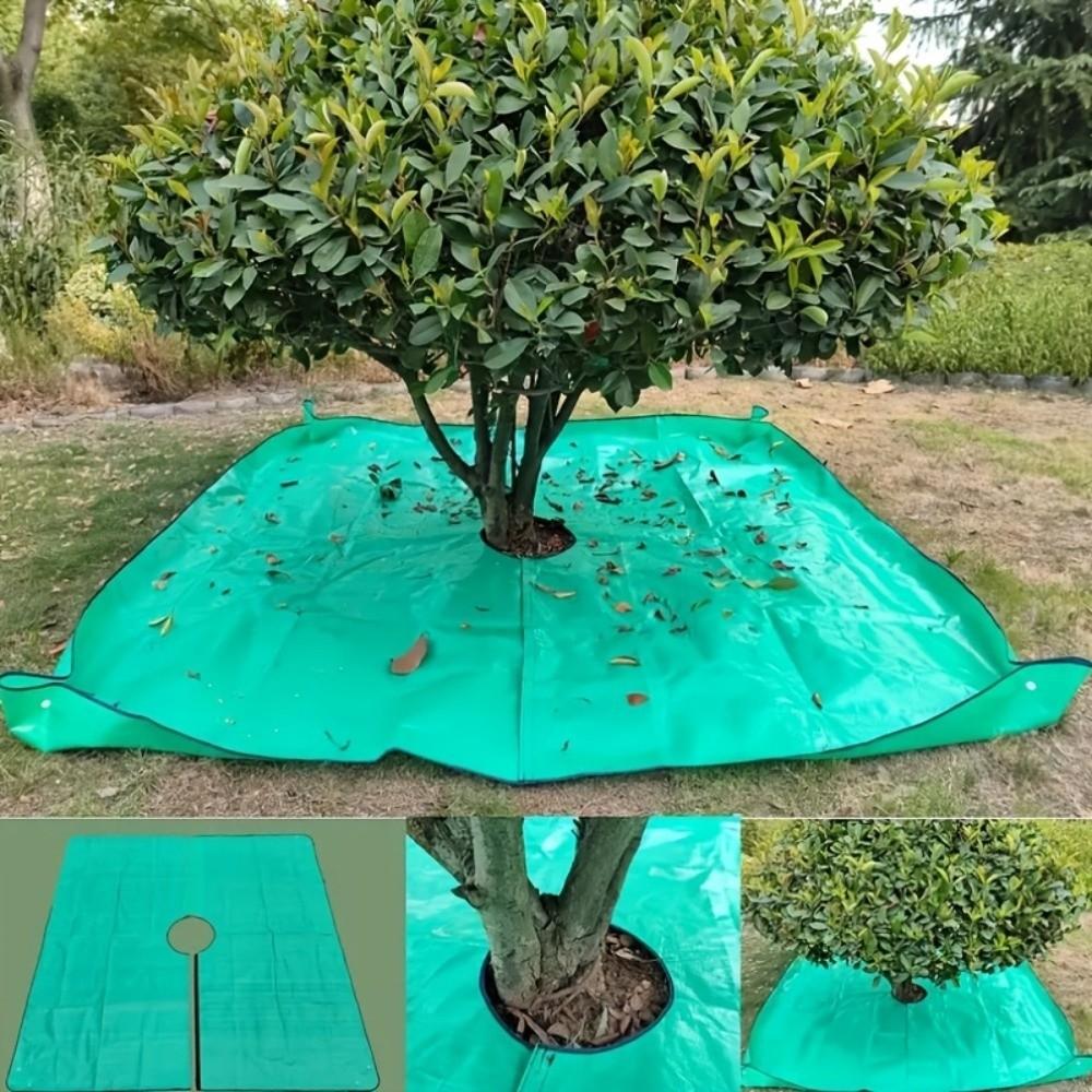 1m 3.28ft Trimming Shrubs Leaves Catcher Shrub Base Mulch Mat Garden Lawn Yard Maintenance