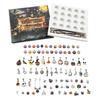 Halloween Treasure Charm Bracelet Bead Bulk Set 2025 Advent Calendar 20 Days Countdown Decoration DIY Jewelry Making Kit for Kids Adult Teens