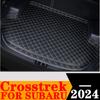 Sinjayer коврик для багажника автомобиля, водостойкий автомобильный коврик для багажника, высокие боковые задние коврики для багажника, подкладка, подходит для SUBARU Crosstrek
