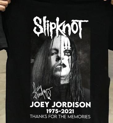 Горячая футболка Slipknot Joey Jordison 1975-2021 Подарок Семья Мужчины S-234XL Футболка P767 Унисекс Футболка