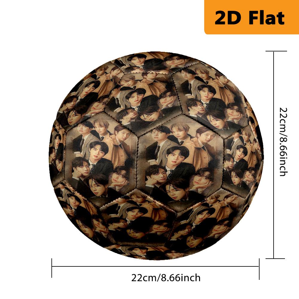 Harmony Diversity: BTS's Global Impact Soccer Ball Suitable for both training and competition Wear-resistant and slip-resistant Outdoor sports