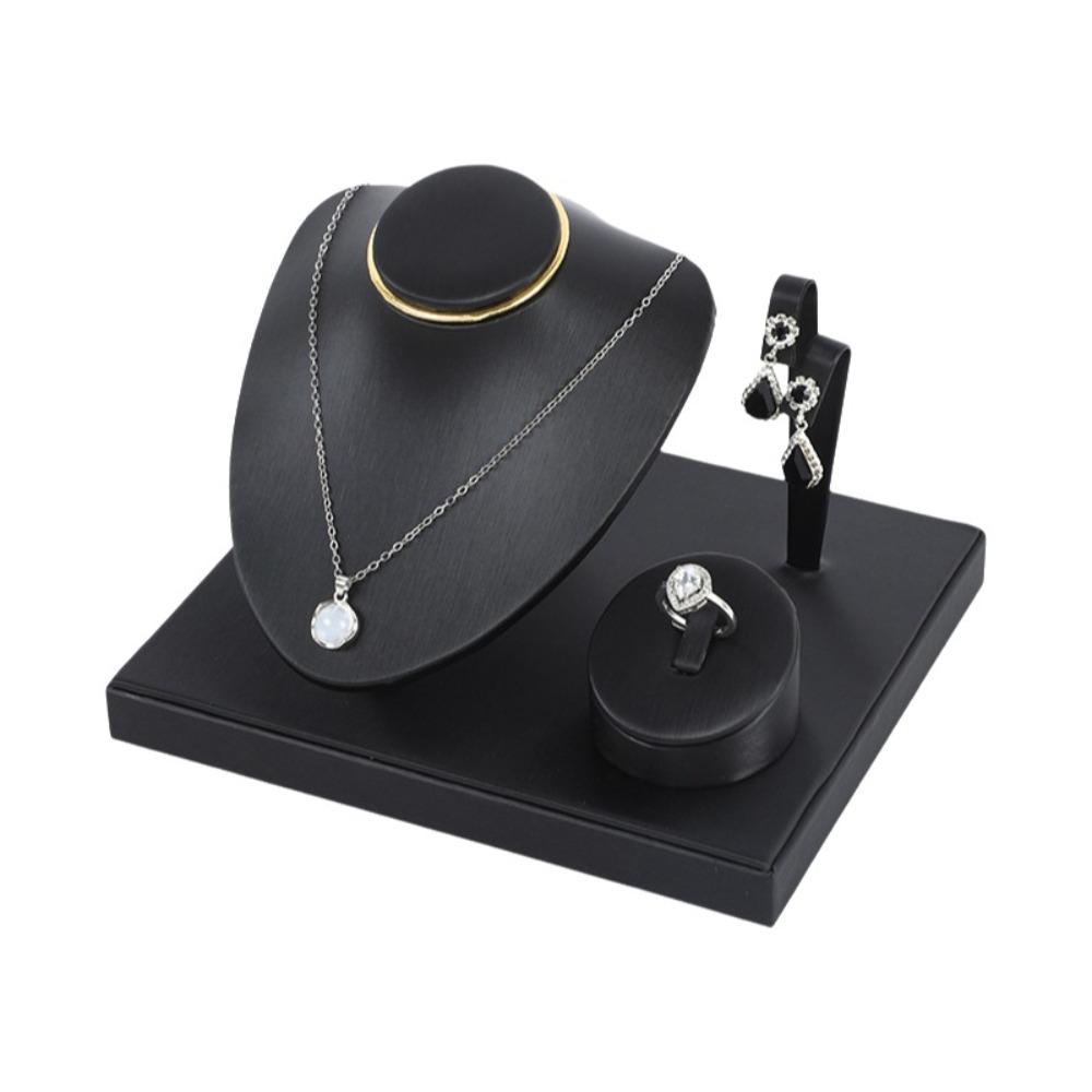 Multi-purpose Combination Set Jewelry Rack Fashion Jewelry Tray with Partitioned Table Display