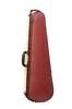 Super Light Triangular Shaped Violin Case [Elegance Two-Tone] Burgundy