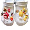 M&M's Candy Bean Clog Shoe Flower Decoration 3D Shoe Buckle Set for DIY Garden