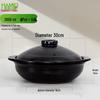 3800ml threaded pot with lid