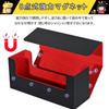 LIUDU Magnetic Loader Case Storage Card Loader Deck Case Большая емкость вмещает до 36 карт Магнитная застежка для хранения Загрузчик из искусственной кожи вмещает 36 карт