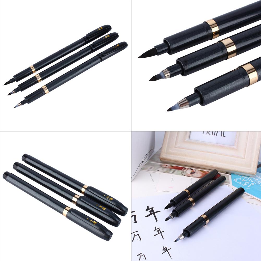 Fudenosuke , 3pcs Chinese Japanese Calligraphy Brush Pen Nibs Pen Writing Drawing Craft SG e Shodo Brush Ink
