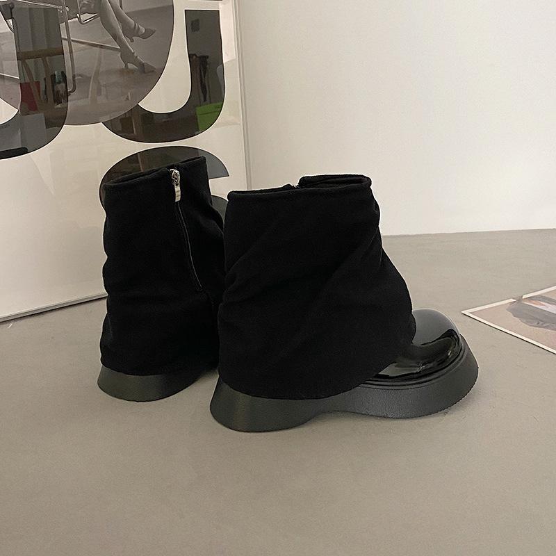 Простые нишевые взрывные британские ботинки Martin на толстой подошве женские летние 2025 новые нишевые супер пожарные короткие ботинки в стиле вестерн