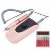 Электрическая пилка для ногтей портативная профессиональная дрель для дизайна ногтей маникюрный педикюрный аппарат с вилкой из США