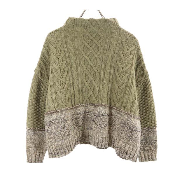 Неиспользованный FUGA FUGA сделано в Японии Свитер с длинным рукавом из смесовой шерсти Женский Б/у