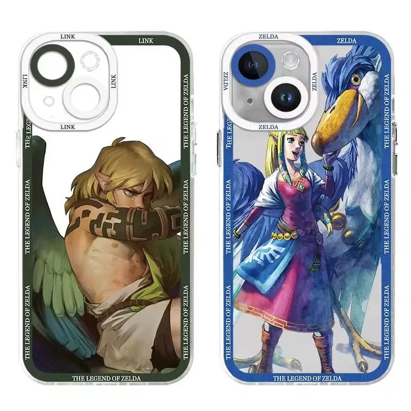 Чехол для телефона Игра The Legend of Zelda Для iPhone 16 15 14 13 12 11 Pro Max XS X XR 7 8 SE Линк Мифа