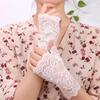 Women Sunscreen Dance Short Gloves Driving Gloves Lace Gloves Fingerless Mittens