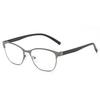 New comfortable anti-blue reading glasses, business simple men's and women's reading reading glasses, metal optical glasses