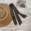 Korean Long Silk Scarf Summer Hair Band Fashion Long Scarfs  For Women