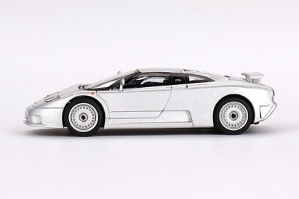 MINI GT Bugatti EB110 GT Светло-серый Готовое изделие 1/64 (Левый руль)